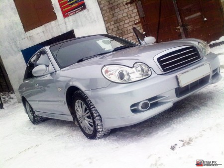 Эксклюзивные накладки на бампера Hyundai Sonata